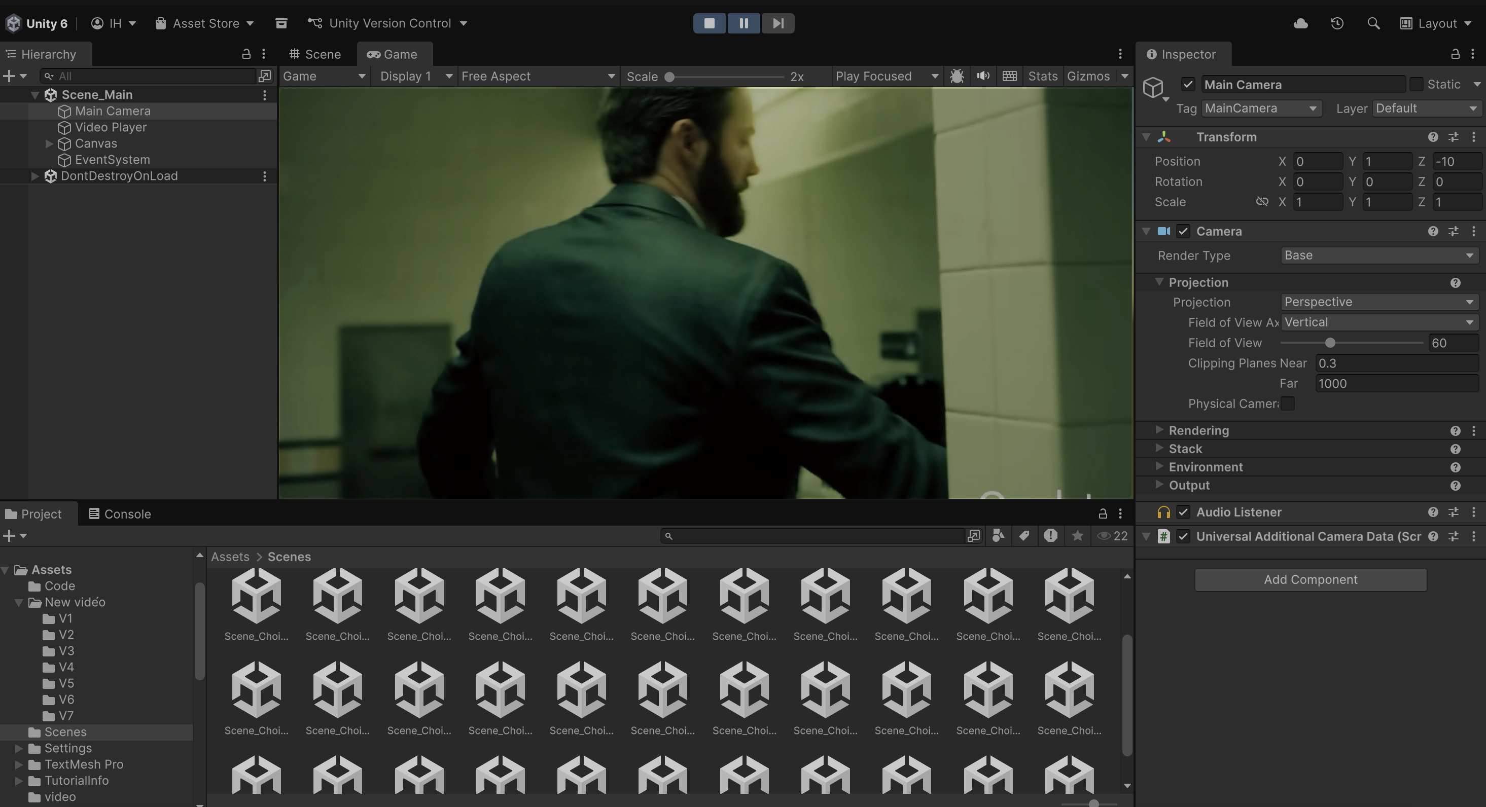 Travail sous Unity for le projet Hacker à Cœur